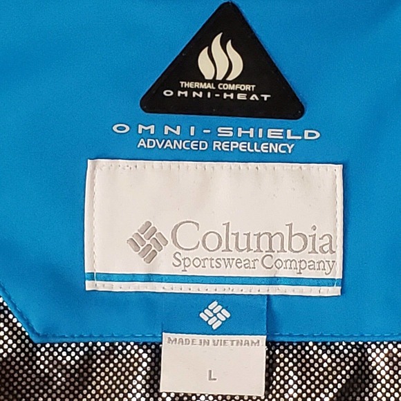 Columbia Womens Omni-Heat Chic Technique Jacket Compass‎ Blue Sz L - Picture 7 of 9
